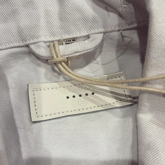 NWT BLANKNYC white denim “Fringe Jacket” - Picture 3 of 11